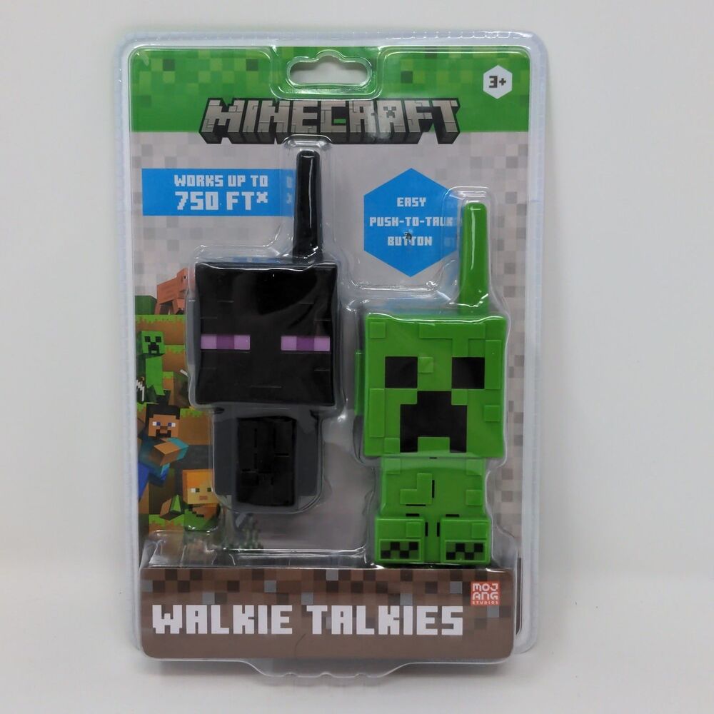 Minecraft Walkie Talkies Enderman & Creeper Brand New In Box Mojang Official NEW